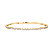 DBG00276. 14K Solid Gold Diamond Bangle